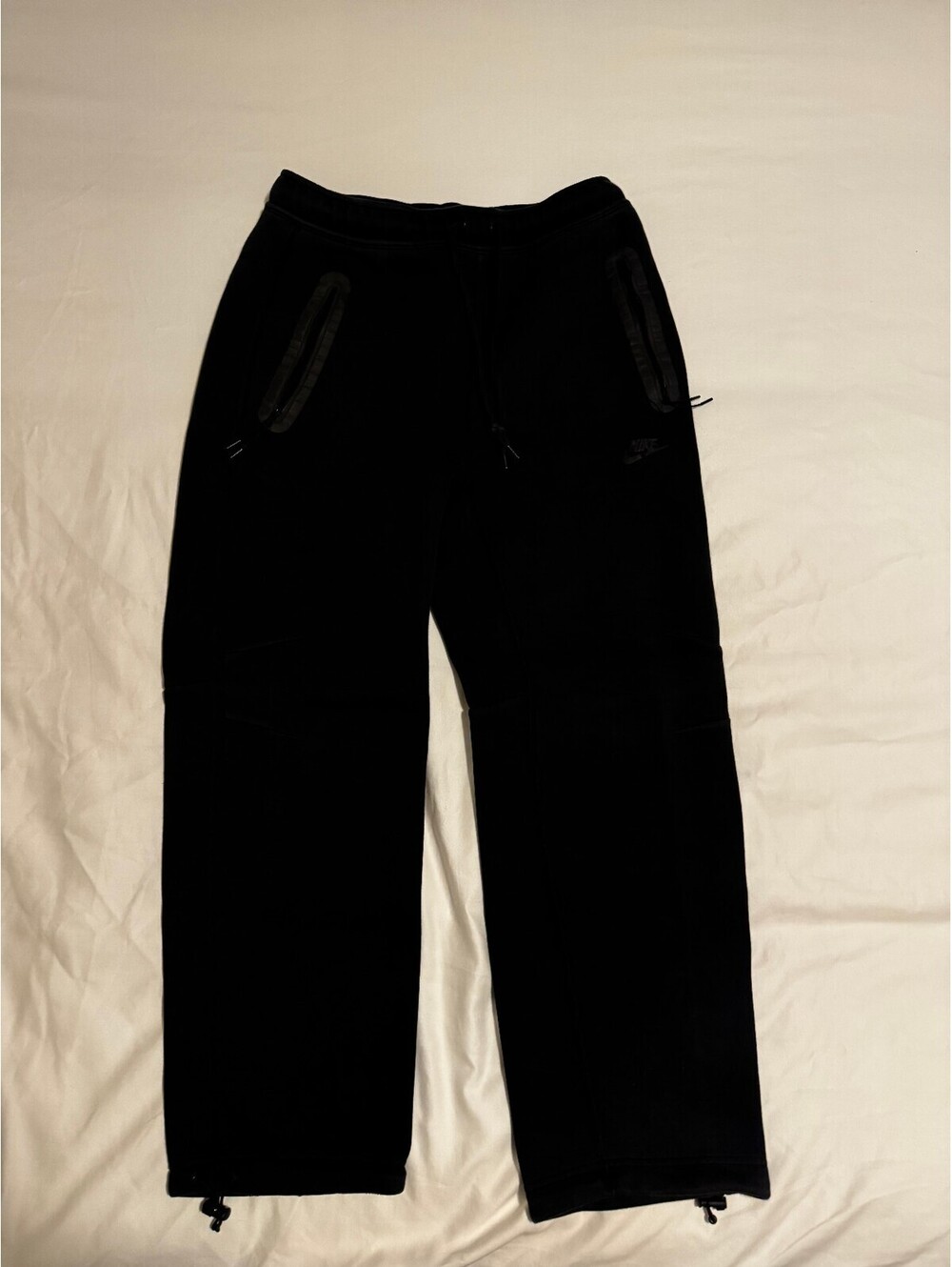 Nike Tech Fleece Open Hem Pants Black Men's Size M
